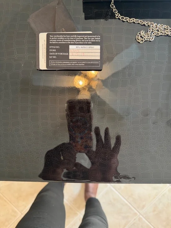 MCM Patricia clutch bag grey - Picture 2 of 8